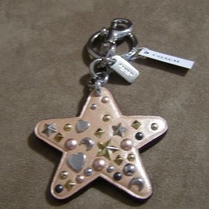 Coach Stardust Studs Star Bag Charm